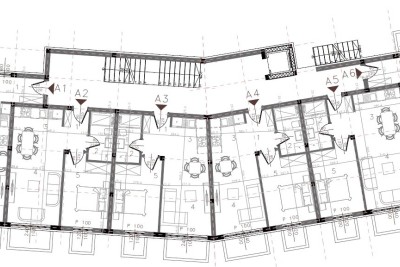 MEDULIN - Apartment in a new project / 300 m to the sea!!! (A4)