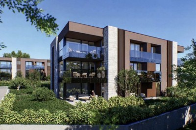 LABIN, JEDNOSOBNI STAN NA PRVOM KATU URBANE VILLE