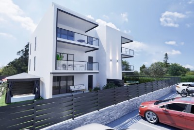 Verkauf von Wohnungen mit Meerblick in einem neuen Wohnprojekt, Peroj!