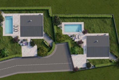 Na prodaju građevinsko zemljište s projektom i bazenom – 646 m²