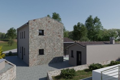 MARČANA MODERNA VILA S BAZENOM U GRADNJI.