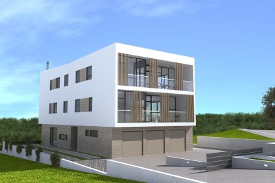 New, modern residential project under construction, Rovinj