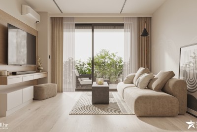 Tar – exclusive, 2 bedroom + living room, new build