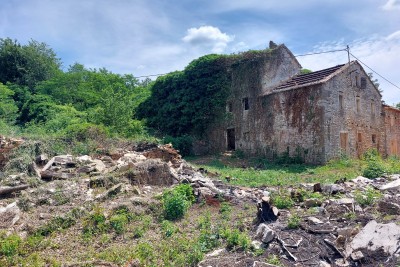 Prodaja kamenih istarskih kuća za renovaciju, Oprtalj!