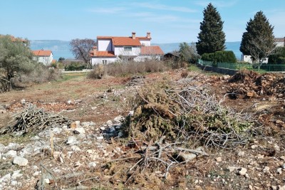 Labin, okolica, građevinsko zemljište sa pogledom na more