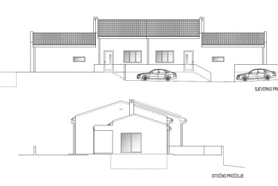 Moderna villa duplex con piscina in vendita, Kožljani, Barban!