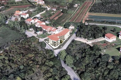 Apartments under construction for sale, 1000m from the beach and the sea, Valbandon!