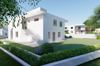 Kastav, Žegoti – Neubau mit 3 Zimmer und WZ, Garage, Garten