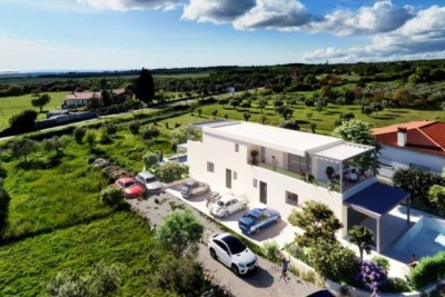 Prodajemo prekrasnu  duplex kuću sa bazenom i sa pogledom na more i Brijune, u Galižani