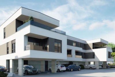 ŠTINJAN – NEW RESIDENTIAL COMPLEX – GROUND FLOOR APARTMENT WITH GARDEN