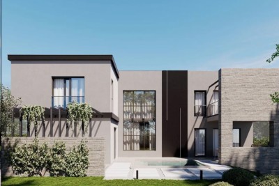 MEDULIN – VILLA MIT PRIVATEM POOL, IM ROH-BAU-STATUS