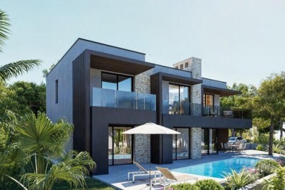 Trget,  građevinsko zemljište 505 m2, 500 metara od mora