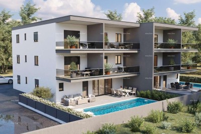 NOVIGRAD – NOVOGRADNJA, STAN 78 m² S TERASOM
