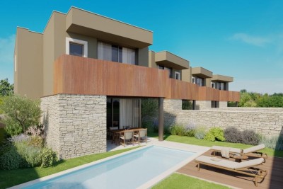 Bale. Moderna kuća u nizu s bazenom, 148,56 m²