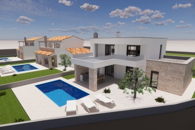 Beautiful villa with a pool located in a peaceful setting of Červar.
