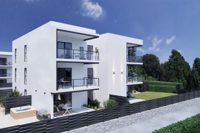 Sale - New, modern apartments near the sea with parking spaces and a yard, Peroj! Sea view! Z2-S2