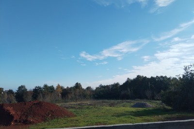 Barban, okolica, građevinska zemljišta sa panoramskim pogledom