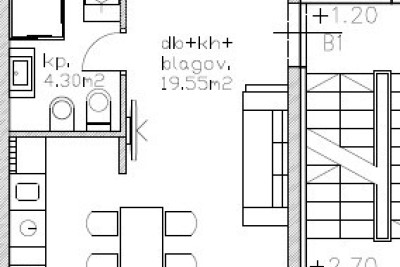 Appartamento moderno nel blocco B con due posti auto, vicinanza a Umago! S1