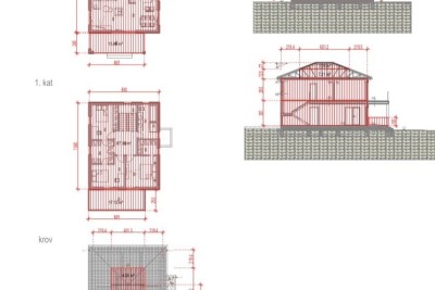Building land with a construction permit and commenced construction, JADREŠKI, PULA