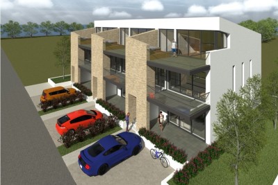 Apartments under construction for sale, 500 m from the sea and beaches, Umag, Zambratija!