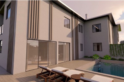 Moderne Haus im Bau an ruhiger Lage in Kaštelir
