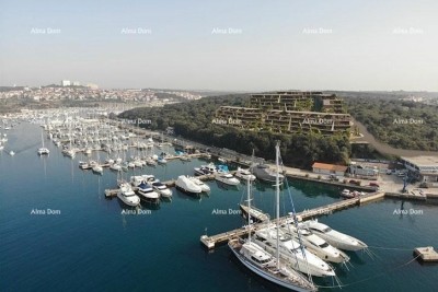 Prodaja modernih stanova u eksluzivnoj zgradi sa pogledom na marinu, Pula!