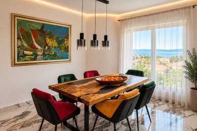 Marinići – Luxuswohnung, 105 m², 4 Zimmer, Terrasse, Meerblick