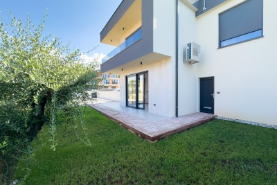 We are selling a semi-detached villa with a pool and a garage