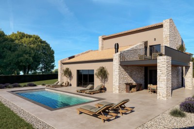 MODERNA KUĆA KANFANAR – 247 m², ROH-BAU FAZA