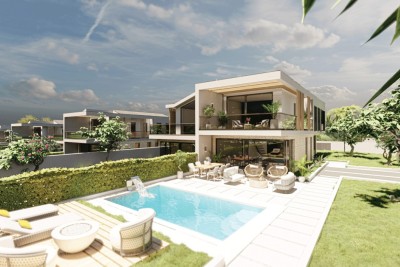 Vendita di ville moderne in una bellissima zona residenziale, Umago