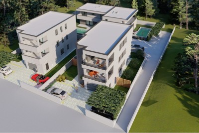 Appartamenti moderni in costruzione, a 500 m dal mare, Medulin!