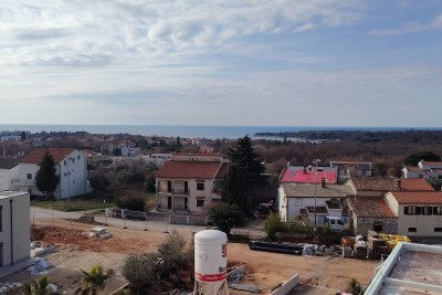 Poreč, Veli Maj, ATTICO CON VISTA PANORAMICA SUL MARE