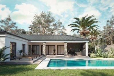 In vendita terreno edificabile con progetto – Barban (1.010 m²)