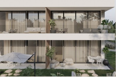 Vendita - Appartamento in costruzione con giardino e posto auto, vicinanza a Rovigno!