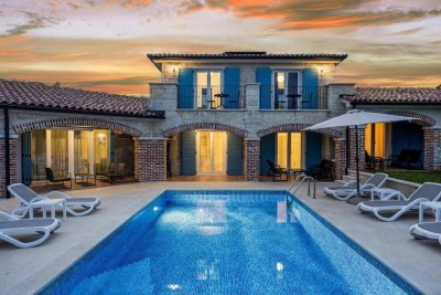 Verkauf einer wunderschönen, luxuriösen istrischen Villa in attraktiver Lage, Pošesi, Medulin!