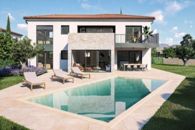 Attractive, high-quality, modern villa with a pool. St. Lovreč, around Poreč!