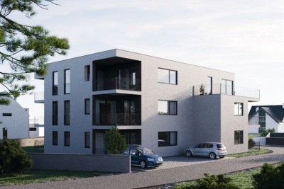 Three-bedroom apartment S3 on the 2nd floor of a new building in Kanfanar