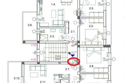 Sale - Apartment on the 1st floor in a new building - a building with only 4 apartments, Pula! S3