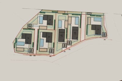 Dignano! Terreni con un progetto di costruzione!