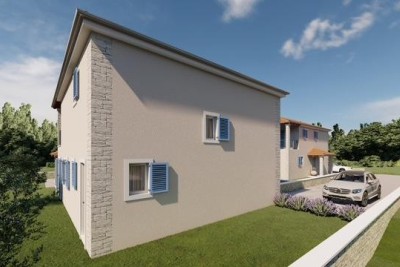 LIŽNJAN! HOUSE FOR SALE UNDER CONSTRUCTION WITH A POOL.