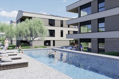 Vendita di appartamenti in moderna nuova costruzione con piscina, vicino a Fažana!
