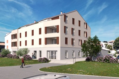 CRES ISLAND, TOWN OF CRES – 1 BR + LR, 2nd floor, Premium New Development in the Strict City Center, 50 m from the Sea