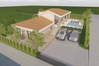 Prodaja gradbene parcele s projektom, BIBIĆI!!