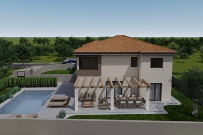 Poreč, Dvije moderne vile s bazenom i saunom u izgradnji – Istra