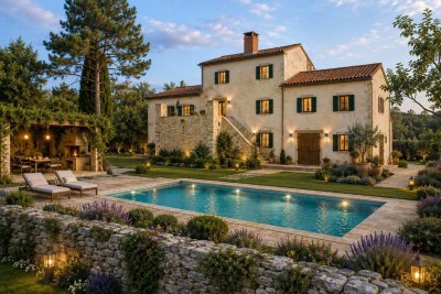 ISTRIA VILLA WITH POOL AND 4,000 m² OF LAND – OPRTALJ