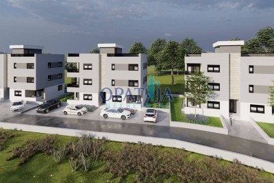 Vir, Wohnung S1 mit Garten 600m zum Strand/Zentrum