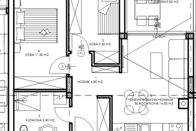 Novi stanovanjski projekt, prodaja stanovanja s dvema spalnicama - Pula!