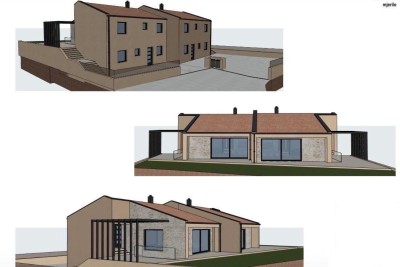 ISTRA – NEW BUILDING 160 m². BUJE. POOL AS DESIRED.