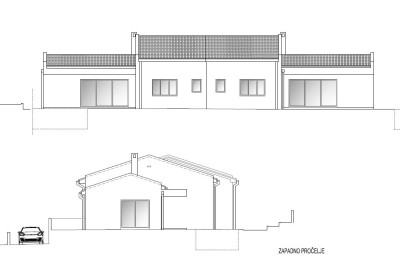 Moderna villa duplex con piscina in vendita, Kožljani, Barban!