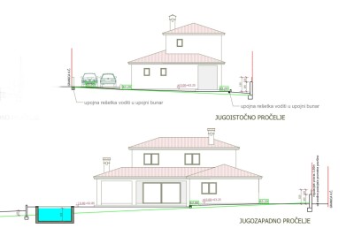 Building land with a building permit and project, Pula.